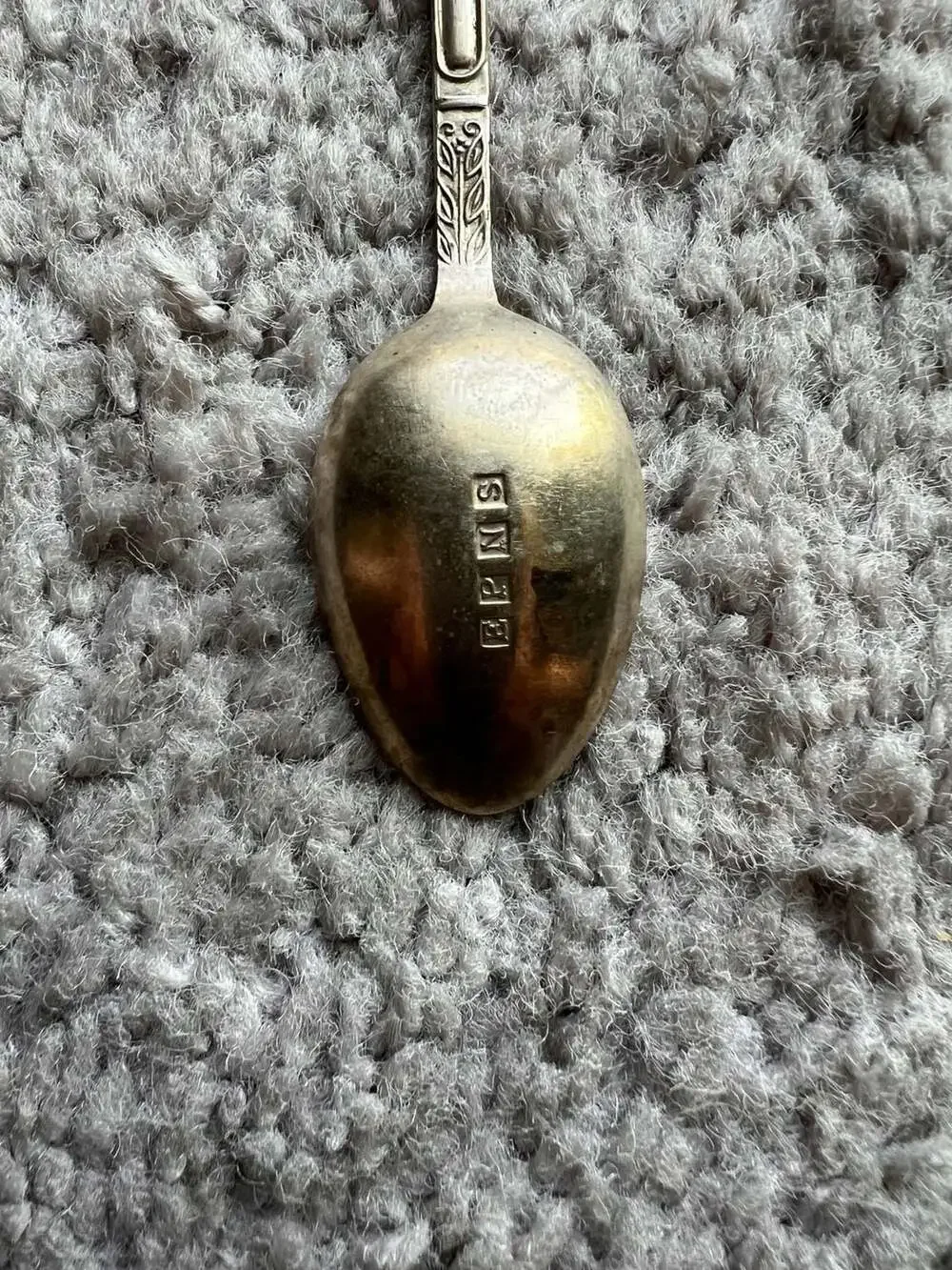Vintage EPNS Silver Plated Souvenir Spoon with Monk/Friar Figural Finial